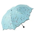 thumbnail image 1 of Camnix UPF 50+ UV Protection Travel Umbrella 42 Inch Lightweight Sun Rain Folding Umbrellas Open Close (Light Blue), 1 of 8