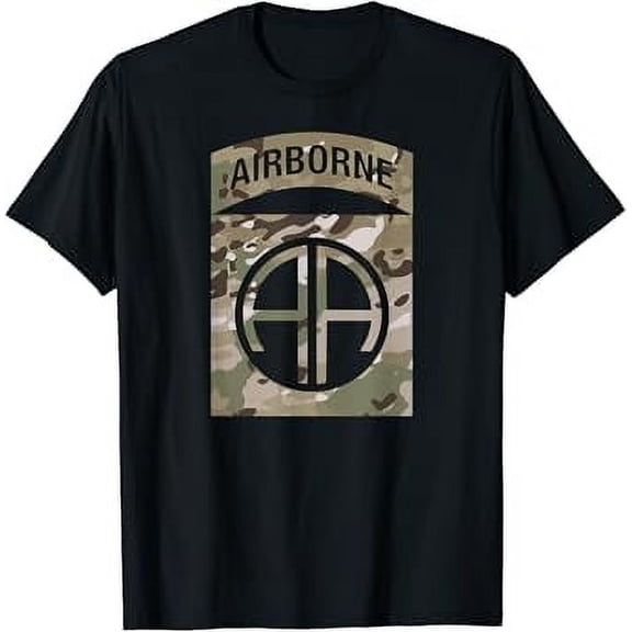 Camo 82Nd Airborne Divisionocp Acu Multicam Camouflage T-Shirt