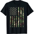 thumbnail image 1 of Camo American Flag USA Camouflage Men Boys Women Girls Kids 4th of July T-Shirt, 1 of 3
