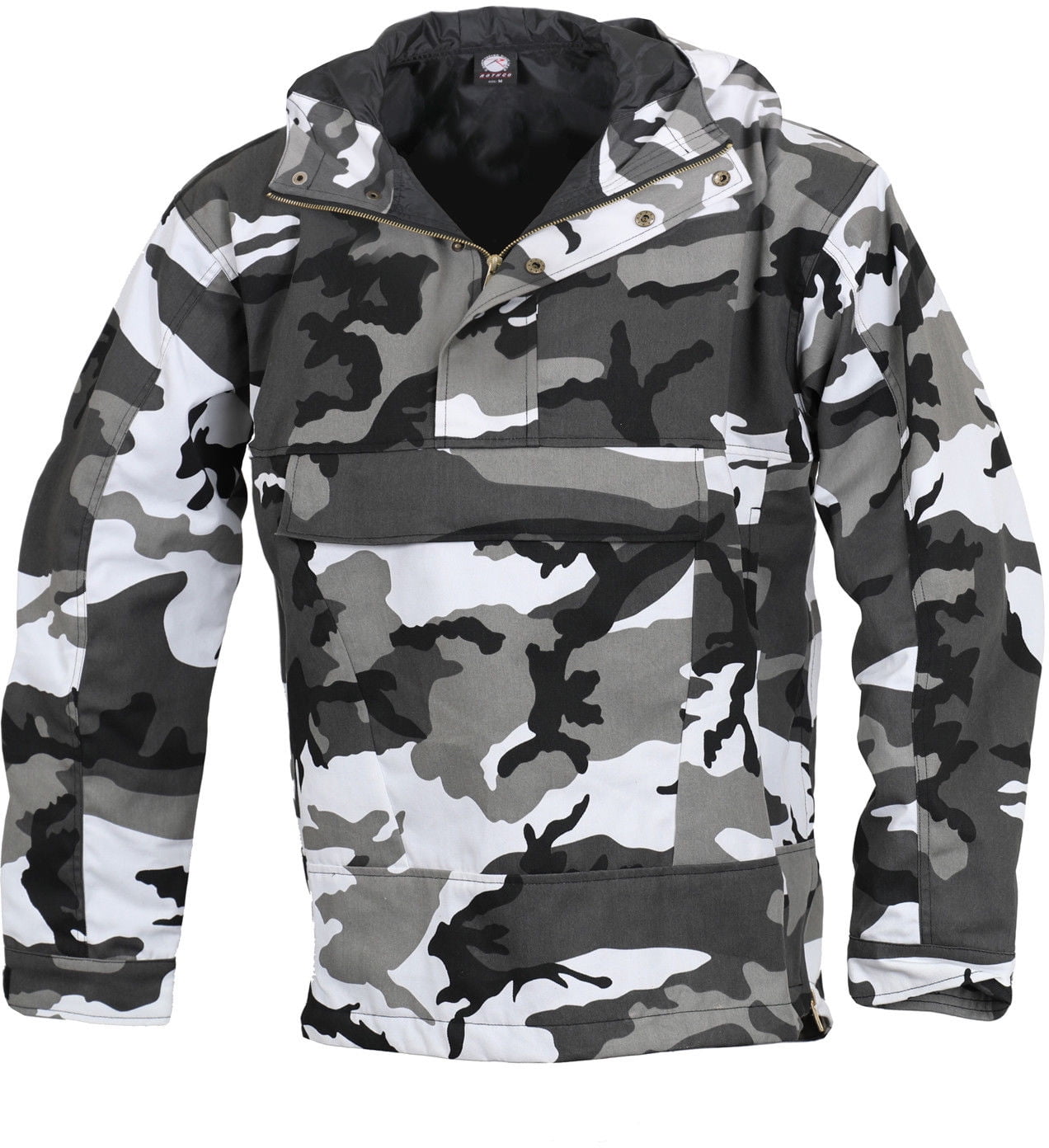 Camo Anorak Hoodie Military Parka Outdoor Army Tactical Sweatshirt