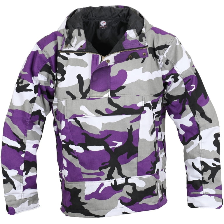 Camo Anorak Hoodie Military Parka Outdoor Army Tactical Sweatshirt