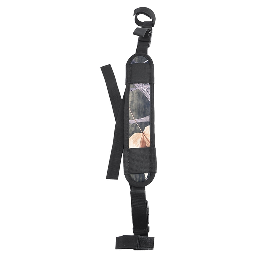 Camo Archery Compound Bow Sling Carrier Shoulder Strap Holster Belt