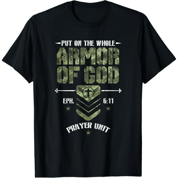 Camo Armor Of God Christians Religious Camouflage T-Shirt TShirt