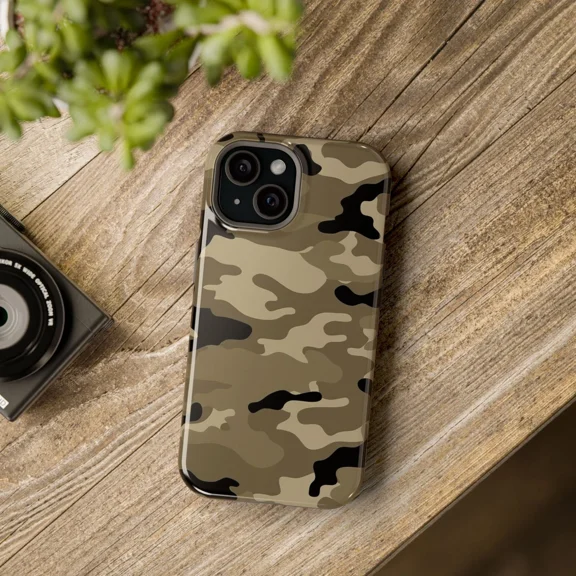 Camo Army Tough Phone Case, Military Camouflage Pattern IPhone Cover