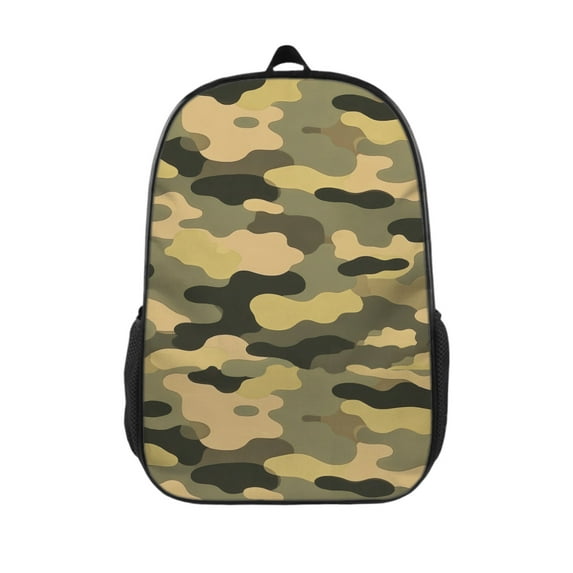 Camo Backpack 17 inch Cartoon Camo Backpack Large Capacity