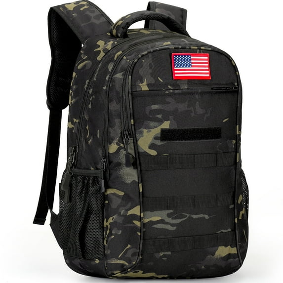 Camo Backpack,Military Teen Boys Backpacks for Middle School, Army Bookbag with USB Charging Port,40L