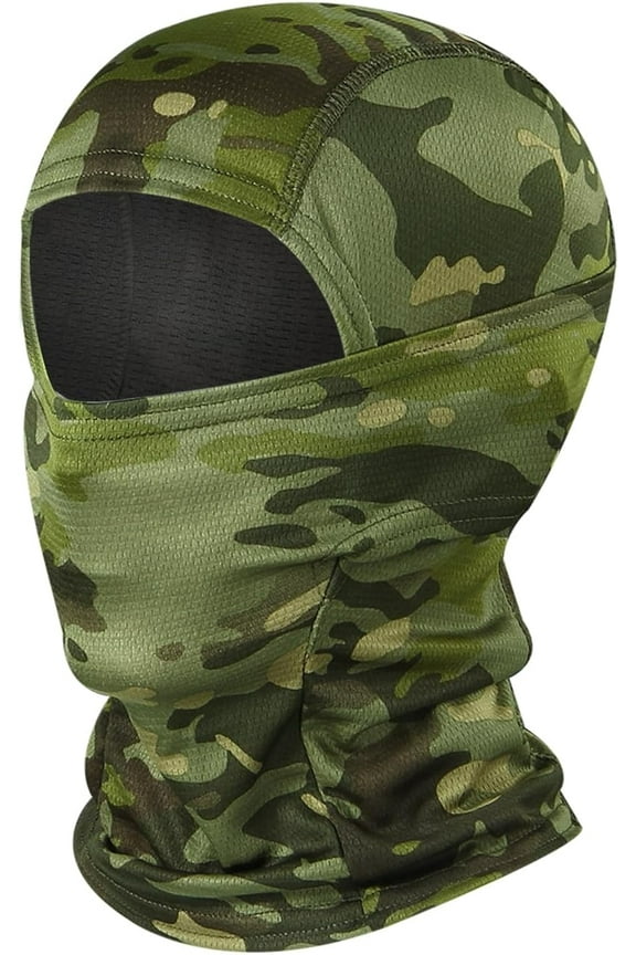 Camo Balaclava Face Mask Ski Mask for Men Women, UV Protector Mask for Outdoor Cycling Hunting Snowboard