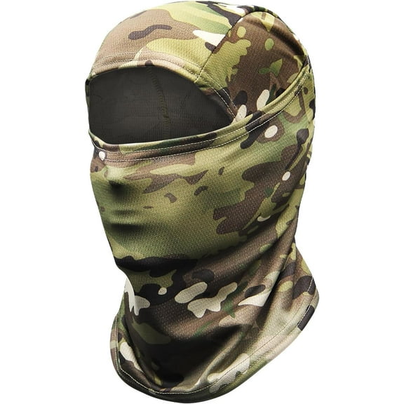 Camo Balaclava Face Mask Ski Mask for Men Women, UV Protector Mask for Outdoor Cycling Hunting Snowboard
