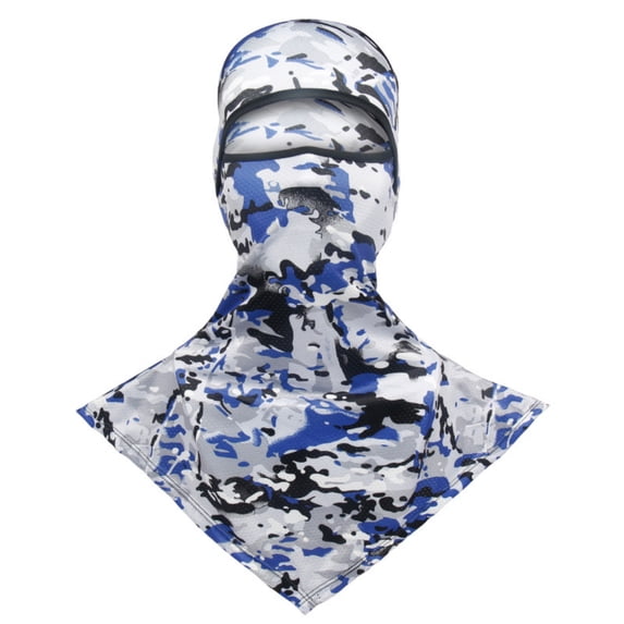 Camo Balaclava with Neck Gaiter Mesh Breathable Hunting Fishing Mask for Outdoor Tactical Camping Sports Hiking Travel