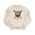 thumbnail image 1 of Camo Baseball Unisex Sweatshirt Camouflage Sports Pride Pullover for Adults, Teens & Kids Sand Sweatshirt Adult Large, 1 of 7