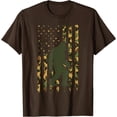 thumbnail image 1 of Camo Big Foot Sasquatch Vintage Bigfoot American Flag Unisex T-Shirt for Men Women Kids Toddler, 1 of 5