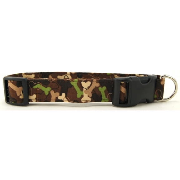 Camo Bones Dog Collar - Size - Large
