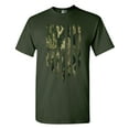 thumbnail image 1 of Camo Camouflage American Flag Patriotic Support DT Adult T-Shirt Tee, 1 of 2