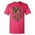 thumbnail image 1 of Camo Camouflage American Flag Patriotic Support DT Adult T-Shirt Tee, 1 of 2