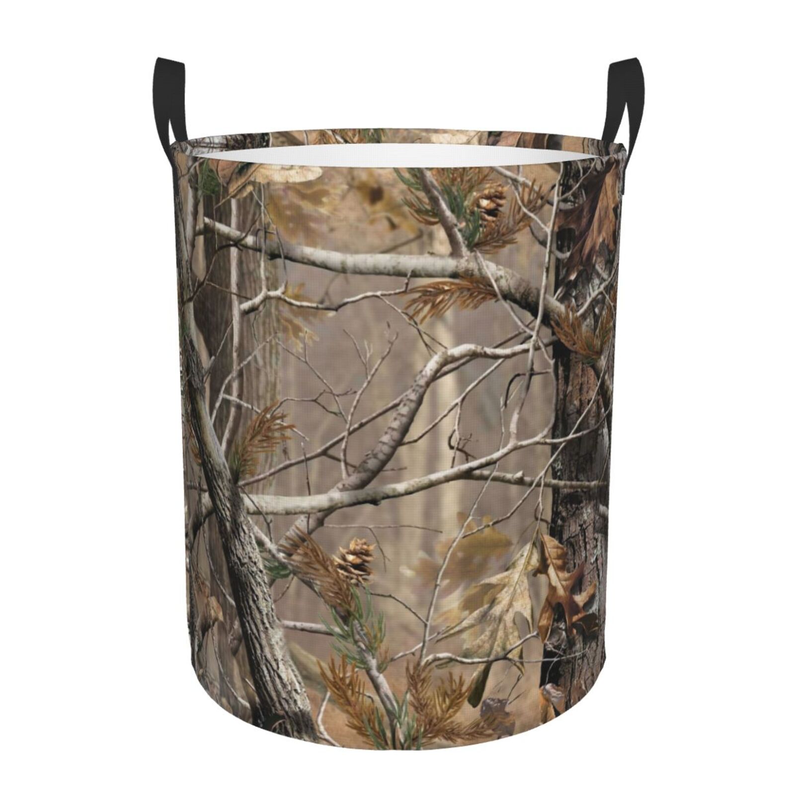 Camo Camouflage Hunting Laundry Basket Freestanding Large Waterproof