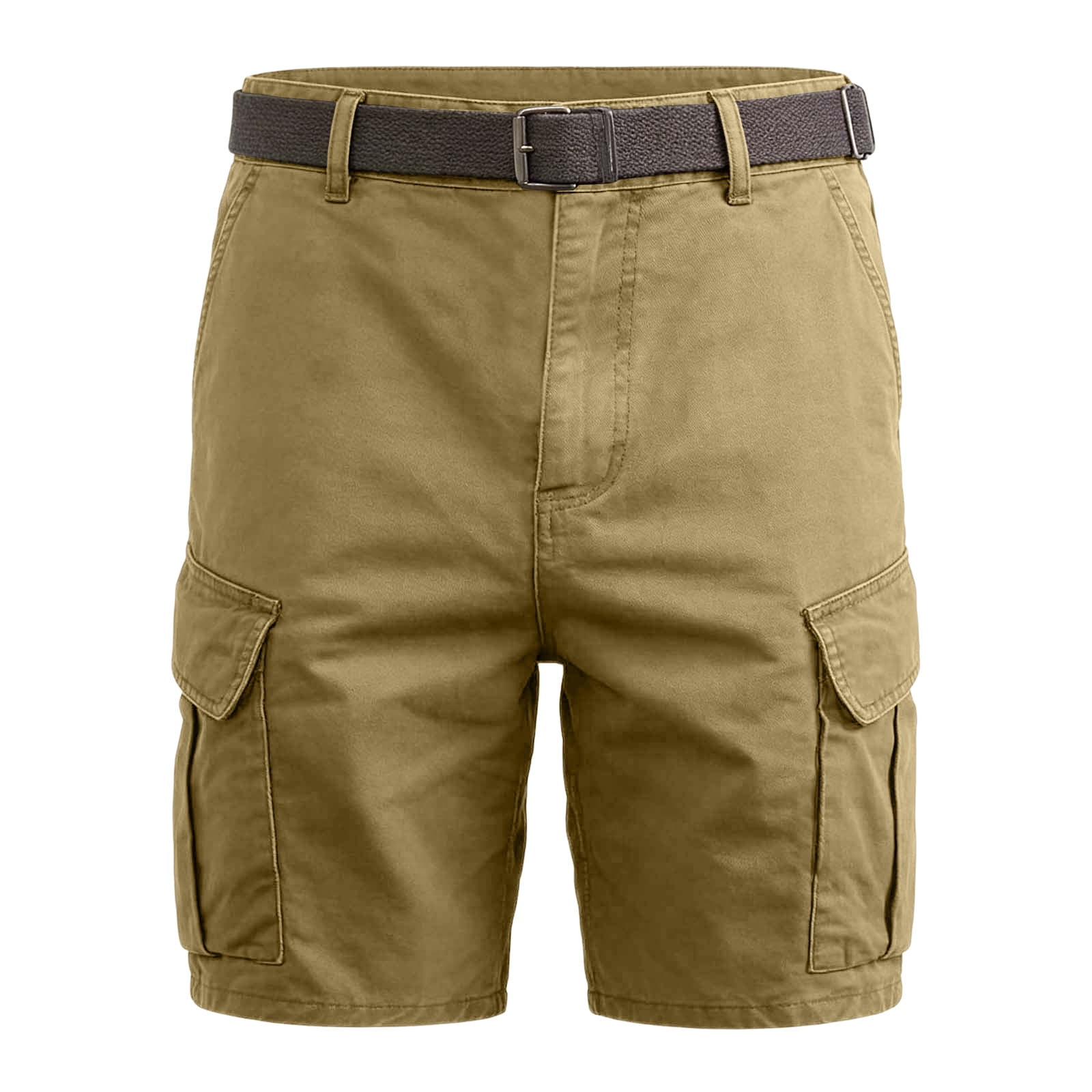 Camo Cargo Shorts for Men Elastic Waist Drawstring Short Pants Summer ...