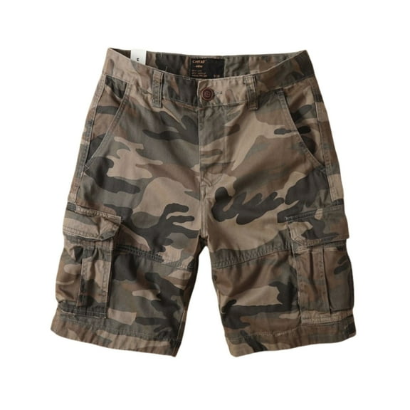 Camo Cargo Shorts for Men Casual Workwear Outdoor Utility Hiking Short Pants Pockets Stretch Comfortable Mens Cargo Shorts Camouflage 34