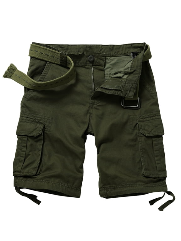 Camo Cargo Shorts for Men Cotton Casual Wild Outdoor Work Relaxed Fit Shorts with Multi-Pocket