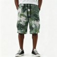 thumbnail image 1 of Camo Cargo Shorts for Men Summer Workout Hiking Shorts with Pockets Knee Length Casual Loose Bermuda Athletic Short, 1 of 6