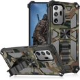 thumbnail image 1 of Camo Case for Samsung Galaxy Note20 Ultra (Not Note 20) with Kickstand, Rugged Outdoor Military Grade Shockproof Phone Case for Samsung Galaxy Note 20 Ultra Camouflage Army Green, 1 of 6