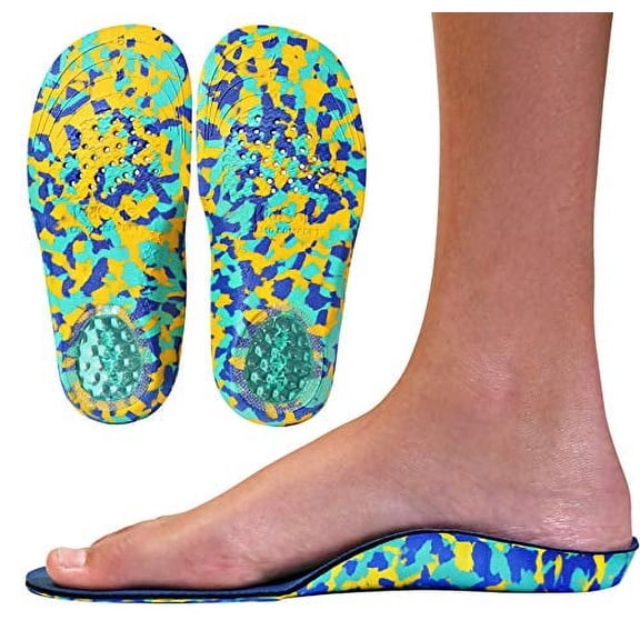 KidSole Camo Comfort - Moderate Arch Support Insole for Active Children - Toddler Sizes 5-9