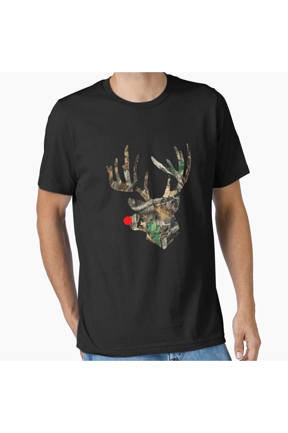 Camo Concealment Winter Buck Hunting Gear Essential Apparel Unisex T-Shirt, up to Size 5XL