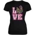 thumbnail image 1 of Camo Deer Couple LOVE Juniors Soft T Shirt Black X-LG, 1 of 1