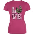thumbnail image 1 of Camo Deer Couple LOVE Juniors Soft T Shirt Bright Berry LG, 1 of 1