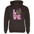 thumbnail image 1 of Camo Deer Couple LOVE Mens Hoodie Brown MD, 1 of 1