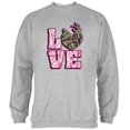 thumbnail image 1 of Camo Deer Couple LOVE Mens Sweatshirt Heather SM, 1 of 1