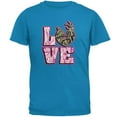 thumbnail image 1 of Camo Deer Couple LOVE Mens T Shirt Sapphire SM, 1 of 1