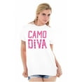 thumbnail image 1 of Camo Diva Cute Girly Hunting Season Women's Graphic T Shirt Tees Brisco Brands S, 1 of 6