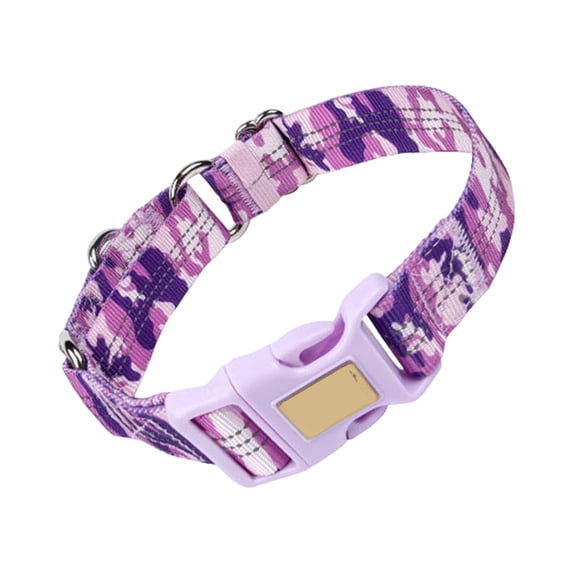 Camo Dog Collar | Heavy Duty Dog Collar | Adjustable Nylon Dog Collar with Quick Release Buckle for Small, Medium and Large Dogs | for Daily Walking and Dog Training