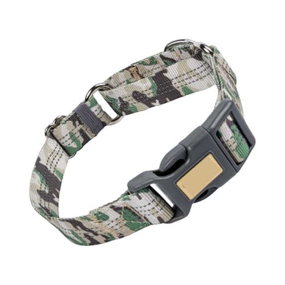 Camo Dog Collar | Heavy Duty Dog Collar | Adjustable Nylon Dog Collar for Small, Medium and Large Dogs | Quick Release Dog Collar for Dog Training