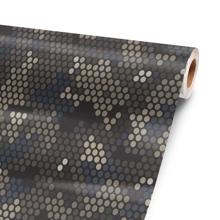 Camo Dots 48” x 52” Vinyl Wrap Sheet for large or custom items | 3M wrap DIY to custom skin gear of all types and sizes, including vehicles, boats, appliances, furniture, atv’s, golf