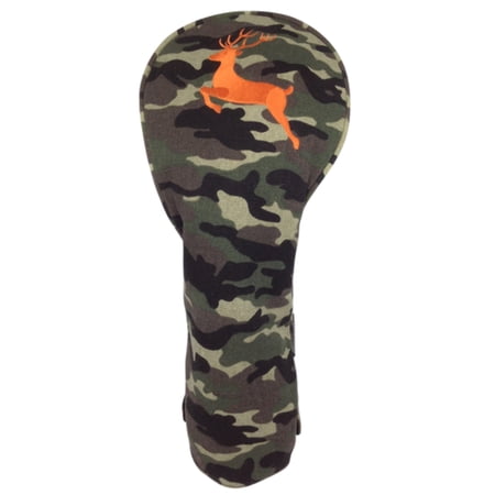 Camo Embroidered Driver Headcover by ReadyGOLF - Deer Hunter
