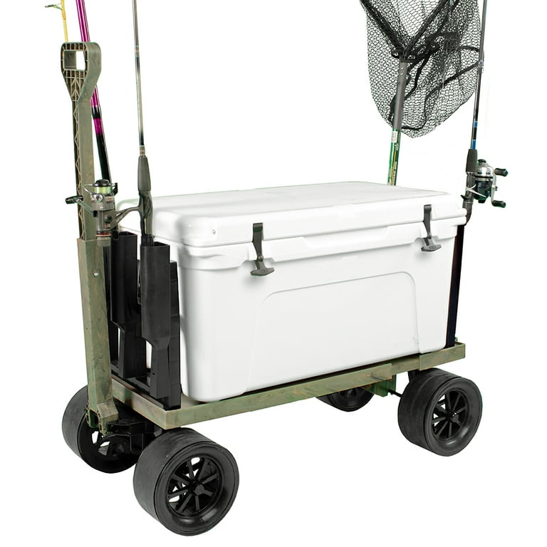Camo Fishing Cart & Cooler Wheels