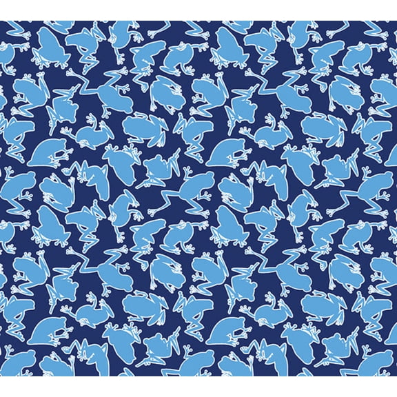 Camo Frogs Royal (1yard)