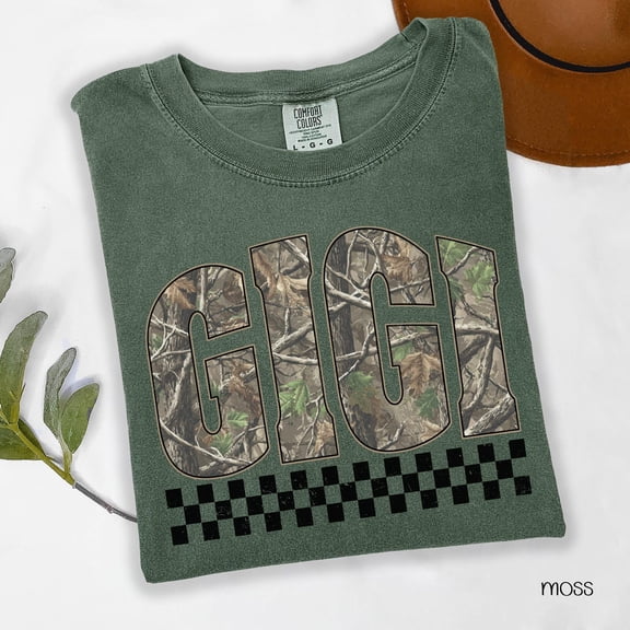 Camo GIGI Tshirt Mothers Day Gift Hunting Grandma Apparel camo TShirt hunting mom camo shi