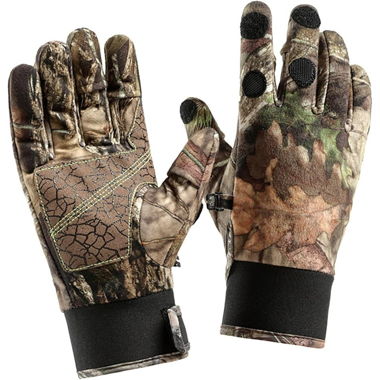 Camo Gloves Lightweight Full Finger Hunting Camouflage Accessories Pro  Anti-Slip Fishing Gloves Archery Accessories Hunting Outdoors 