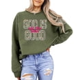 thumbnail image 1 of Camo God Is Good All The Time Sweatshirt for Women - Christian Faith Pullover Army Green Sweatshirt Adult Small, 1 of 7
