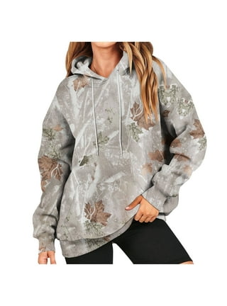 Camo sweatshirt womens sale