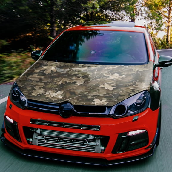 Camo Hunting Car Hood Sticker Easy Installation Car Hood Sticker Protector Stylish And Functional Automotive Accessories Fabric Hood Sticker All-Season Protection for Cars Decor, Vehicle Accessory, C