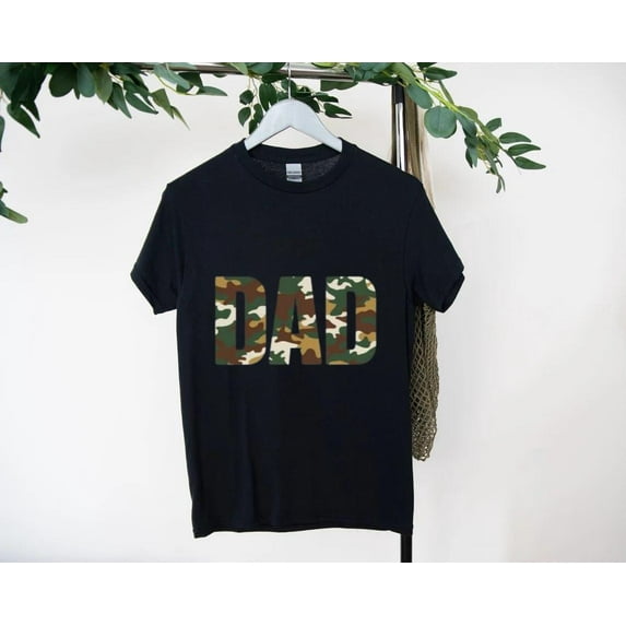 Camo Hunting Dad Old Camo Father’s Day Gift Theme T-Shirt, for men & women, up to size 5XL