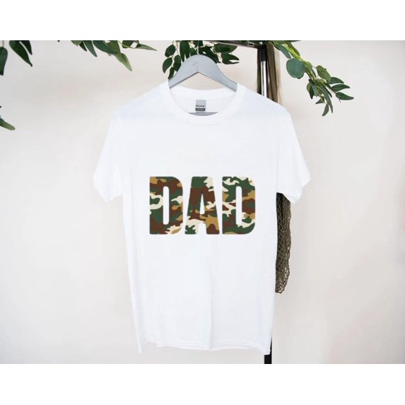 Camo Hunting Dad Old Camo Father’s Day Gift Theme T-Shirt, for men & women, up to size 5XL