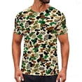 thumbnail image 1 of Camo Hunting Short Sleeve Shirt for Men - Lightweight Performance Stretchable Tee with 4-Way Stretch, 1 of 7