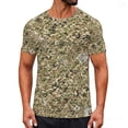 thumbnail image 1 of Camo Hunting Short Sleeve Shirt for Men - Lightweight Performance Stretchable Tee with 4-Way Stretch, 1 of 7