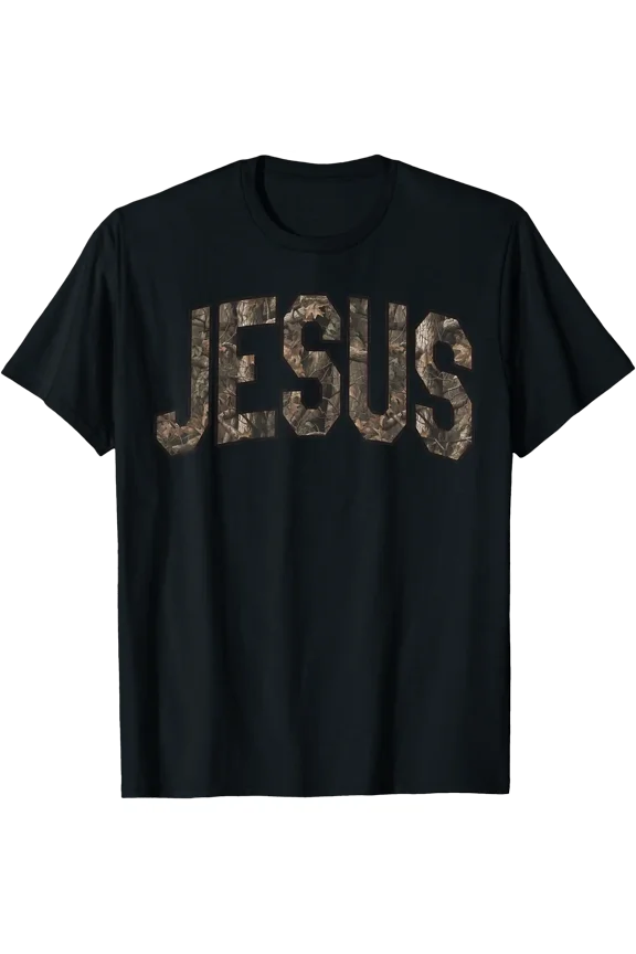 Camo Jesus King Christian God Praise Aesthetic Son Brother T-Shirt, Unisex T-Shirt