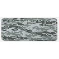 thumbnail image 1 of Camo Kitchen Mat, Digital Pixel Effect Modern Design Conceptual Commando Inspired Grey Toned, Plush Decorative Kitchen Mat with Non Slip Backing, 47" X 19", Grey Pale Grey Grey, by Ambesonne, 1 of 1