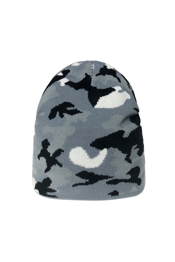 Camo Knit Beanie Cap for Men Camouflage Military Hunting Hunter Hats